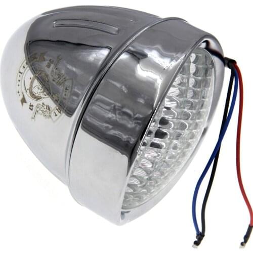 Black Amber Tri-Bar Visor 4.5" Motorcycle Headlight For Harley Honda Yamaha Suzuki Kawasaki Chopper Bobber Cafe Racer Custom