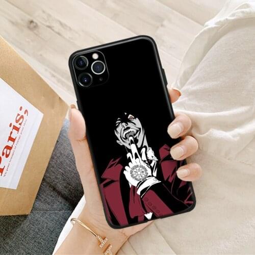Alucard hellsing anime For iPhone se 6 6s 7 8 plus x xr xs 11 pro max soft silicone phone case cover shell