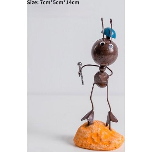 Hot style: creative Nordic cute ant decoration living room home decoration room computer desktop TV cabinet porch decoration