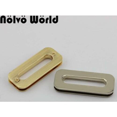 10-50pcs Outside 51X22mm 5 colors rectangule shaped grommets eyelets for purse bags metals wholesale