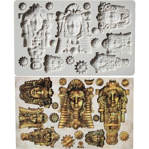 Queens Of Steam Silicone Mold Fondant Cakes Decorating Molds Sugarcraft Chocolate Baking Tools Kitchenware For Cakes Gumpaste