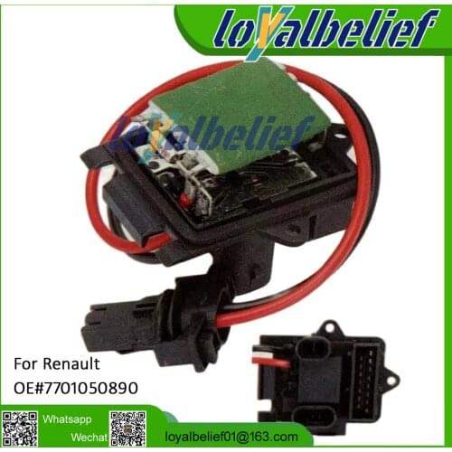 Brand New Auto Heater Blower Motor Resistor For Renault 7701050890 blower control resistor