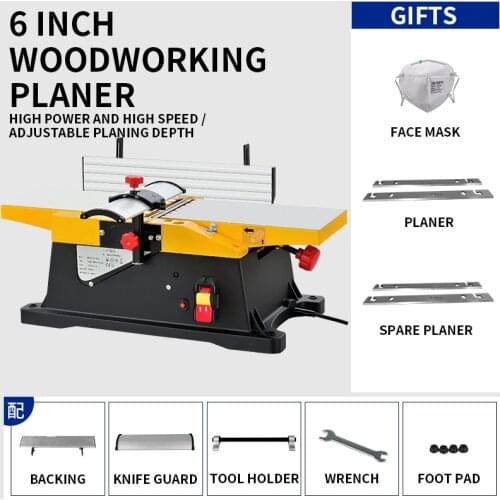 Planer Desktop Woodworking Planer Household Power Tools Woodworking Multi-function Electric Planer Small Planer Table Planer