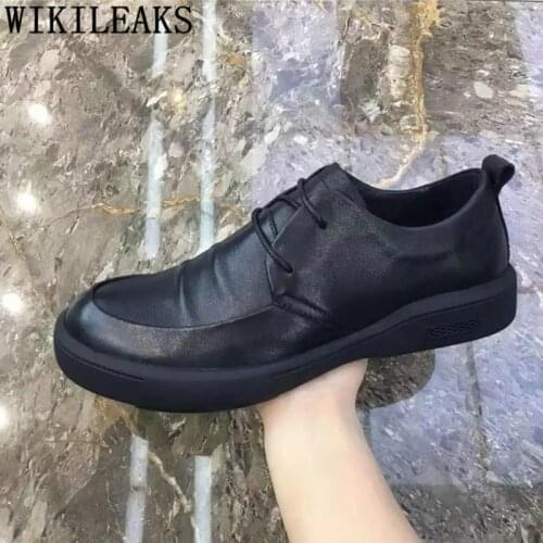 Loafers Mens Shoes Genuine Leather Formal Dress Casual Shoes Men Designer Summer Slip on Luxury Shoes Men Fashion 2020 Zapatos