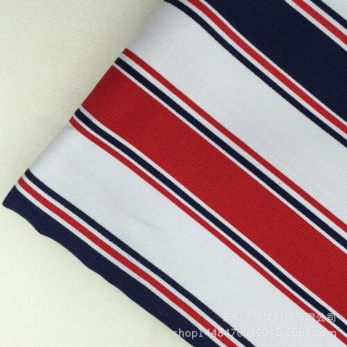 Red striped canvas printed canvas cloth cotton Home Furnishing sofa fabric pillow curtain fabric wholesale