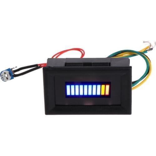 12V Universal Motorcycle Car Oil scale meter LED Oil Fuel level Gauge Indicator