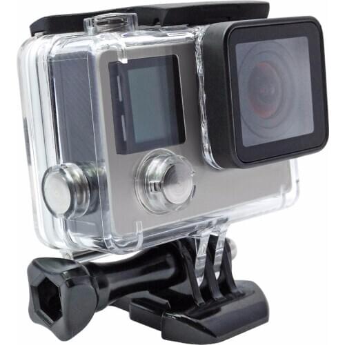 For Gopro Waterproof Housing Case For Gopro hero 4 Hero3+Hero 3 Underwater Protective Box For Go pro Accessories