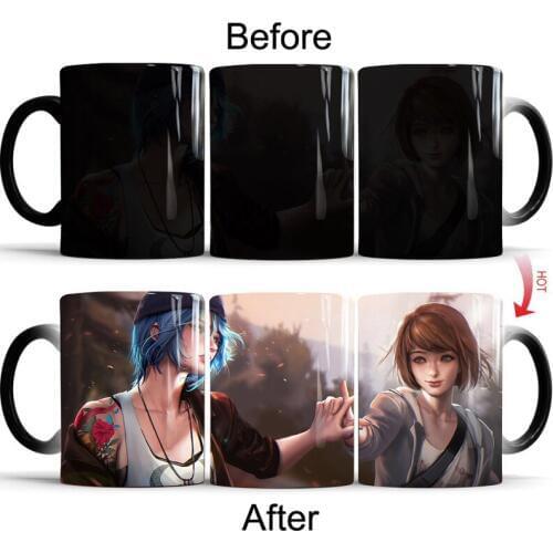 Life Is Strange Cup Magic Color Changing Mugs Ceramic Creative Gifts Tea Coffee Mug
