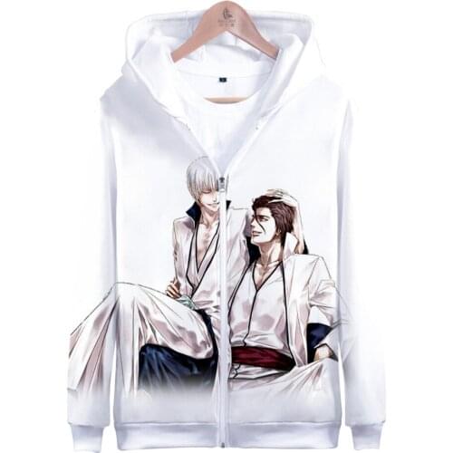 2020 Yaoi 3D Printed Zipper Hoodies Men/Women Fashion Long Sleeve Hooded Sweatshirt Hot Sale Streetwear Tops