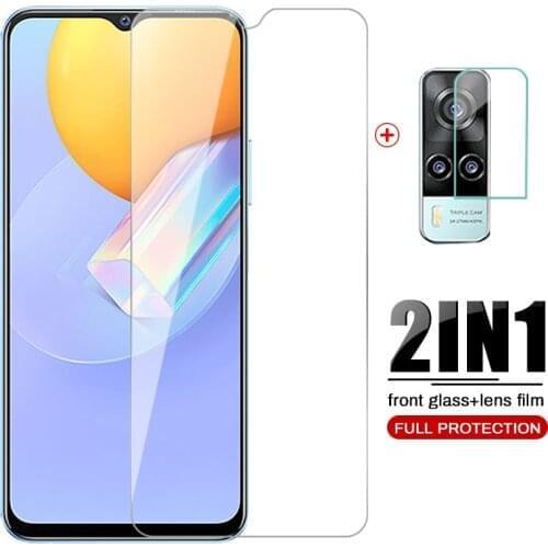 Vivoy31 glass tempered glasses for vivo y31 y 31 31y V2036 6.58" camera lens protective film anti-scratch screen protectors glas