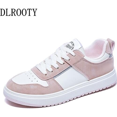 Women Flats Casual Shoes Sneakers Autumn Fashion Outdoor Breathable Platform Lace Up Solid Comfortable