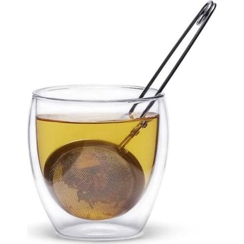 1 * Stainless Steel Tea Filter Tea Mesh Ball Infuser Stainless Leaf Herbs Loose Strainer Reusable Spice Filter *100% Brand New