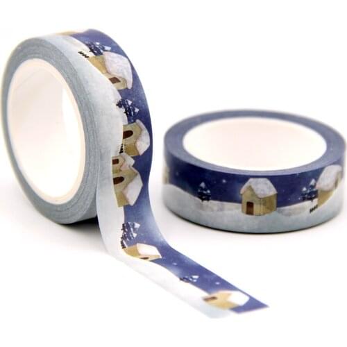 10PCS/lot 15MM*10M Last Solar terms Snows washi tape Masking Tapes Decorative Stickers DIY Stationery School Supplies