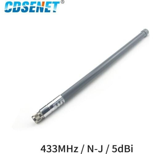 433MHz Lora Antenna Outdoor Fiberglass Antenna Omni N Male Long Range Signal Amplifier for Base Station Repeater TX433-BLG-48