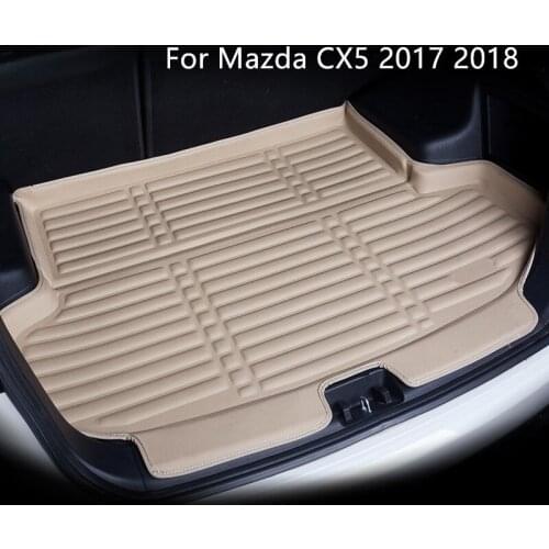 Car-styling For Mazda CX5 CX-5 2017 2018 Car Rear Boot Liner Trunk Cargo Mat Tray Floor Carpet Mud Pad Protector