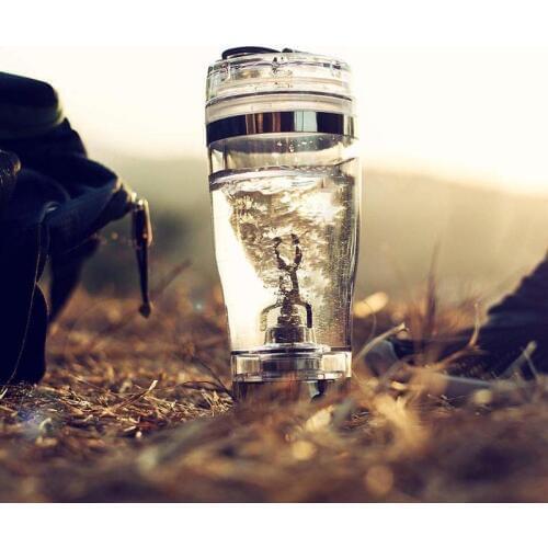 Blender USB Charging 16oz/450ml Protein Shake Bottle Electric Portable Automatic Mixing Cup High Torque Tornado Shake Cup