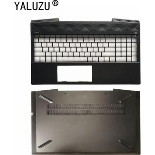 YALUZU Laptop shell For HP Pavilion 15-CX 15-cx0071nr TPN-C133 Palmrest Upper Case/Bottom Base Cover L20319-001