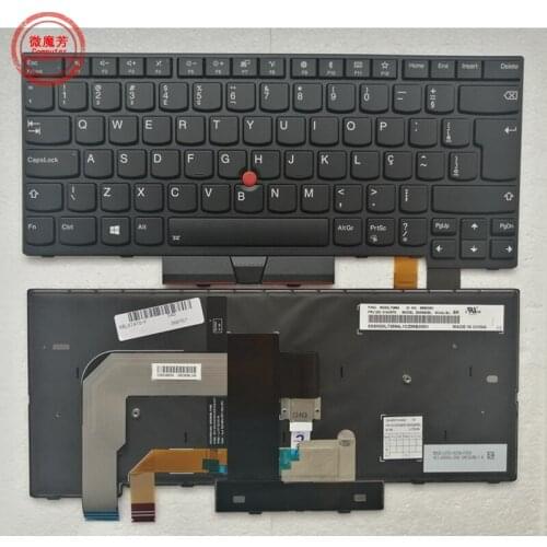 BR/SP/LA keyboard for Lenovo for Thinkpad A475 T480 A485 T470 Backlit