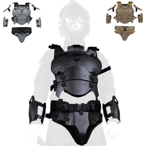 Tactical Armor Set Lightweight Tactical Hunting Elbow Pad Waist Seal for Tracer Airsoft Paintball Protective Gear