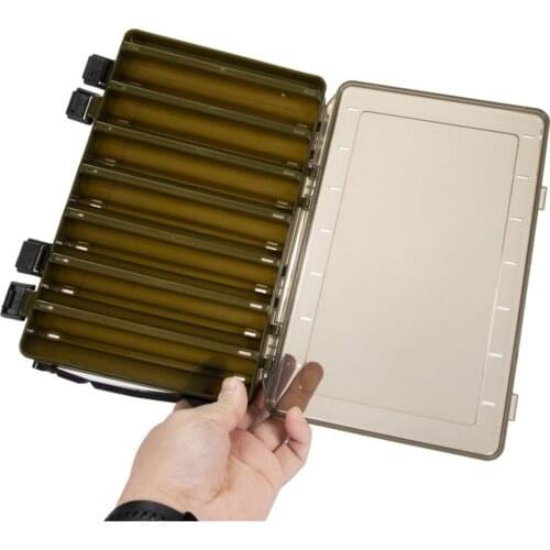 Fishing Lure Box Fish Hook Bait Lure Box Tackle 14 Slot Storage Container Portable High Quality Fishing Tackle Box Accessories