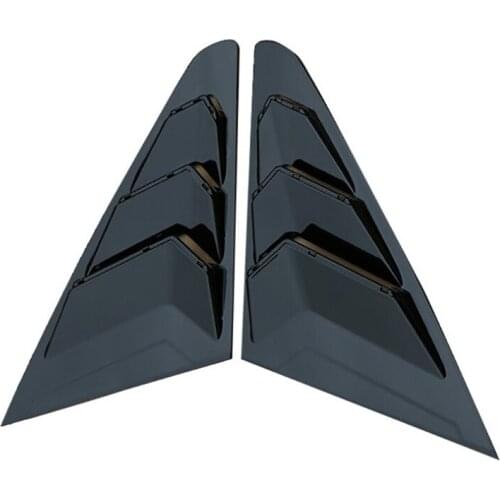 Rear Side Window Louvers, Scoop Louvers Cover Blinds for MG 5 MG5 2021 Car Exterior Accessories