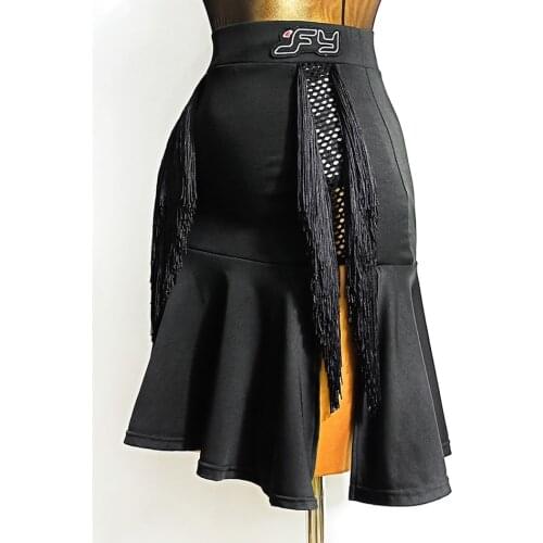 2020 New Latin Dance Dress Women Skirt TL570 Tassel and Lotus Design Dancing Dresses Latin Dance Costume Latina Dress