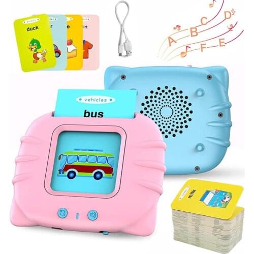 Toys for Kids Educational Talking Electronic Book Cards English Language Learning Montessori Education Toys for Children Gift