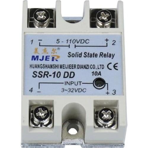 SSR10DD Single Phase Solid State Relay SSR-10DD SSR DC TO DC SSR10A Single Phase Solid State Relay SSR10DD