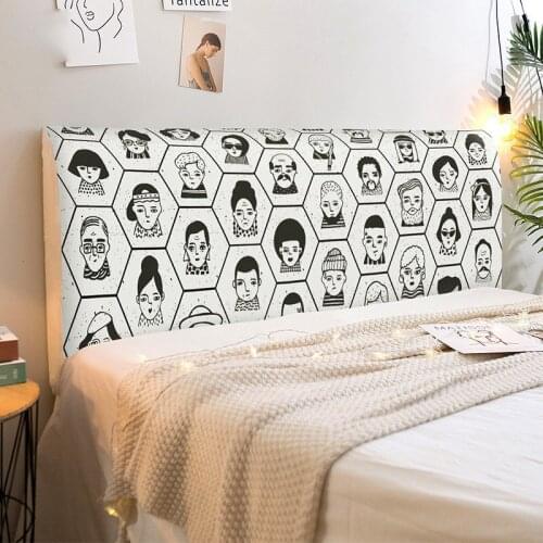 All-inclusive Headboard Cover Dustproof Bedspread Dust Cover Bed Head Cover Protective Cover Elastic Bed Head Back Protection