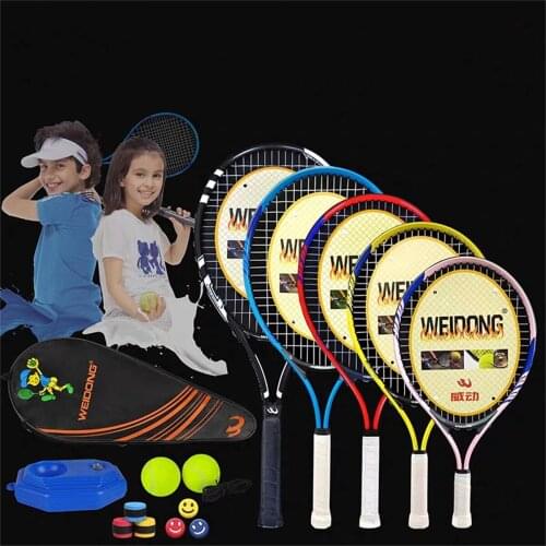 National Team Standard Professional Tennis Racket Carbon Shock Absorption Children Adult Beginner 19/21/23/25/27 inches