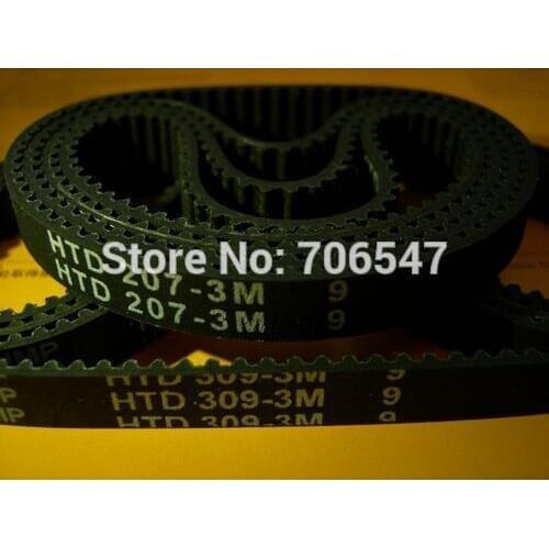 Free Shipping STS 480-S3M-9 teeth 160 width 9mm length 480mm STS3M 480 S3M 9 Arc teeth Industrial Rubber timing belt 10pcs/lot