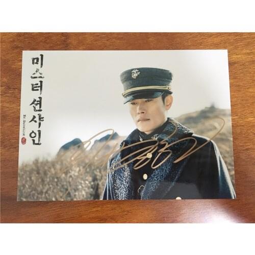 Hand signed Mr.Sunshine Lee Byung hun autographed photo 5*7 K-POP 072018