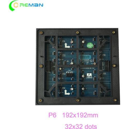 Waterproof SMD P6 led module 3535/2727 pantallas led para publicidad exterior ip65 out side led videos panel
