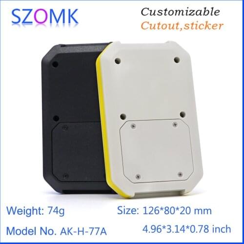 10 pcs 126*80*20mm new 2xAAA plastic junction box szomk IP65 electronic plastic instrument enclosure housing for pcb design