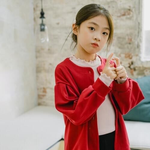 2020 Girls Coats Autumn Winters Long Sleeve Coat For Children Comfortable Warm Fashion Kids Solid Color Outerwear Casual Clothes