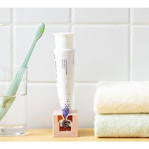 3pcs Toothpaste Tube Squeezer Home Plastic Easy Dispenser Rolling Holder Bathroom Supply Stand Tooth Cleaning Accessories