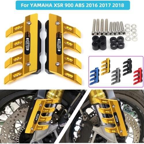 With Logo 5 Color For YAMAHA XSR 900 ABS 2016 2017 2018 Motorcycle CNC Aluminum Front Mudguard Anti-Drop Slider Protector Cover