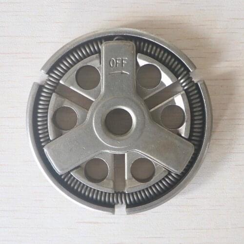 62CC CLUTCH ASSEMBLY OD 76MM * M12 THREAD FITS ZENOAH G621CHINESE 6200 2 STROKE CHAINSAW REPAIR PART