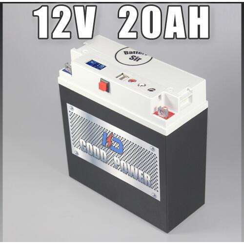 12V 20AH Rechargeable lithium battery pack 18650 Motorcycle Car Starting battery