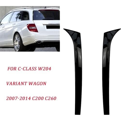 Car Rear Window Side Spoiler Trim for Mercedes-Benz C-Class W204 Variant Wagon 2007-2014 C200 C260