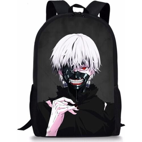 Cool Tokyo Ghoul School Bag Students Boys Girls Mochilas Surprise Gift Schoolbag Backpack Large Book Bag For Teenagers