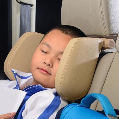Soft Car Headrest Universal Double-sided Soft PVC Kids Adults Head Support Vehicle Neck Pillow for SUV Car Accessories Goods