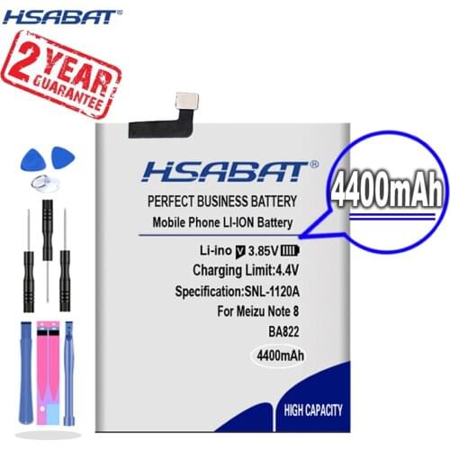 New Arrival [ HSABAT ] 4400mAh BA822 Replacement Battery for Meizu Note8 Note 8 M822H M822Q