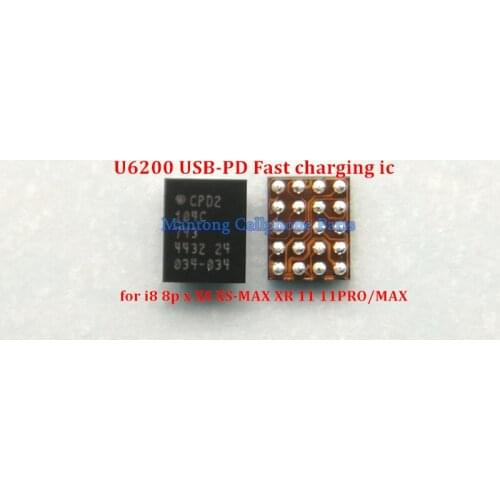 2pcs-30pcs New Original U6200 CPD2 CYPD2104-20FNXIT USB-PD Fast charger charging IC For iPhone X /XR/XS/MAX 8 8Plus 11 11Pro/MAX