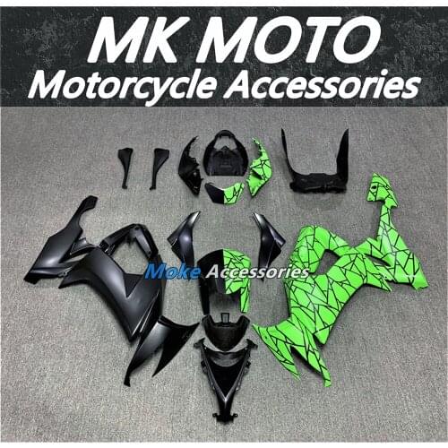 Motorcycle Fairings Kit Fit For zx-10r 2008 2009 2010 Bodywork Set High Quality ABS Injection Sides Of Spider Web Black Green