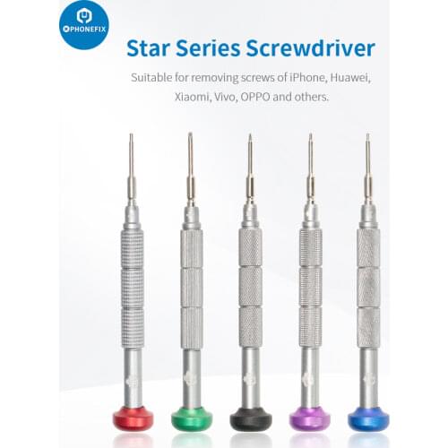 Precision Screwdriver Set 2UUL SCROO Professional Phone Repair Screwdriver P2 0.8mm PH000 1.2mm Y0.6 T2 Convex Cross 2.5mm
