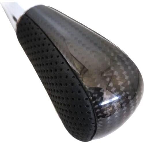 Real carbon fiber Automatic Car Shift Lever knob Gear Shift Knob Lever Shifter For Chrysler 300C 2004 2005 2006 2008 2009 -2011