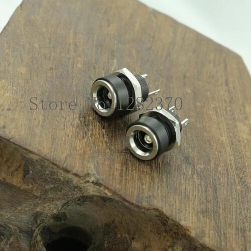 [SA] DC female panel mounting 2.5 / 5.5 --100pcs/lot