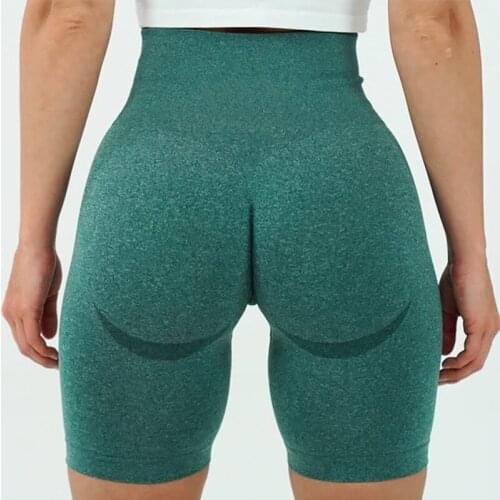 2021 New High Waist Workout Shorts Vital Seamless Fitness Yoga Short Scrunch Butt Yoga Shorts Sport Women Gym Leggings