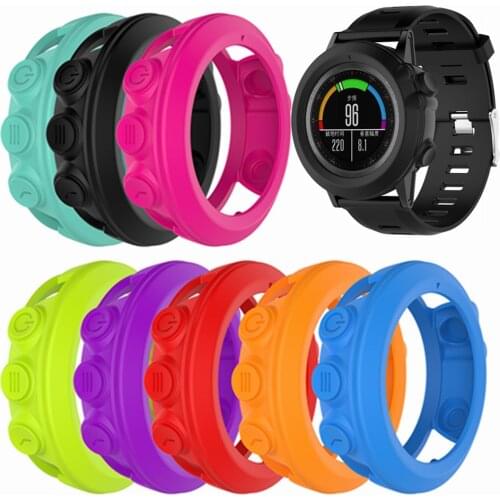 Silicone Protective Case Cover For Garmin Watch Soft Protective Shell For Garmin fenix 3 HR/Quatix 3/Tactix Bravo Smart Watch